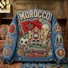 Beautiful Iraq Pearl Embellished Luxury Embroidered Denim Jacket Beautiful Iraq Pearl Embellished Luxury Embroidered Denim Jacket