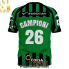 L84 Torino Futsal Champions of Italy 2025-2026 50th Anniversary Limited Edition Green and Black Striped Jersey