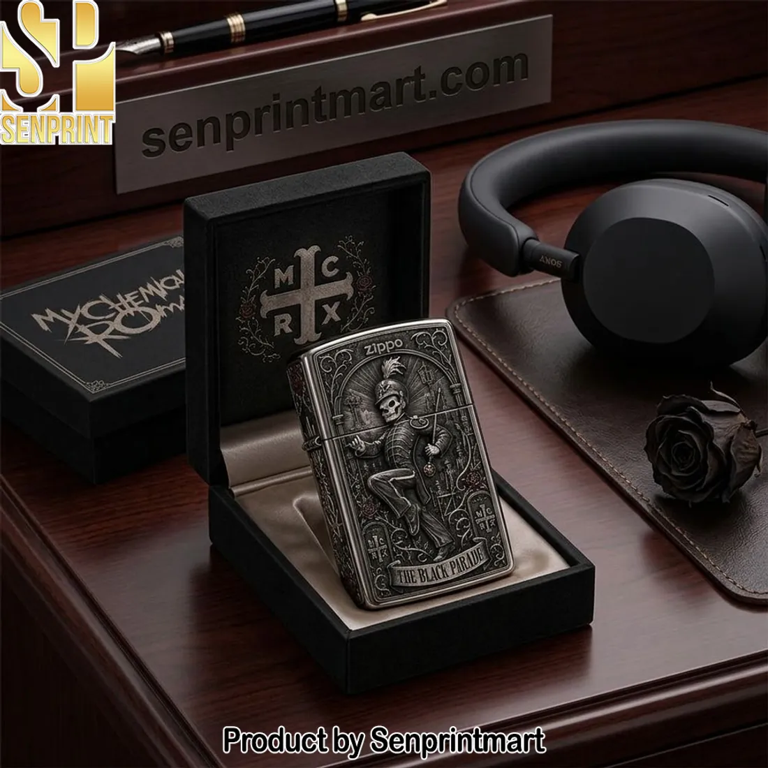 My Chemical Romance The Black Parade 3D Engraved Zippo Lighter