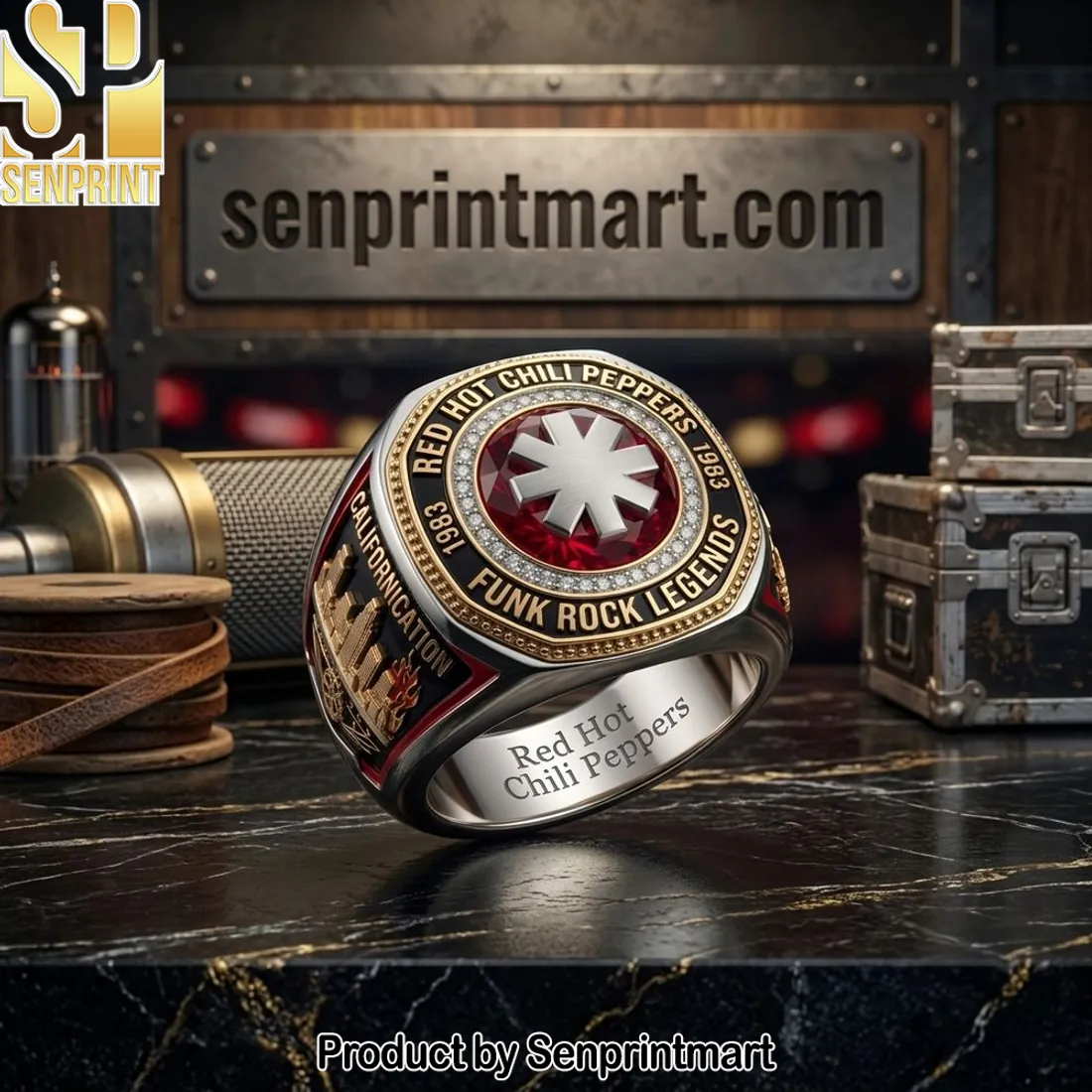 Red Hot Chili Peppers Funk Rock Legends Commemorative Ring