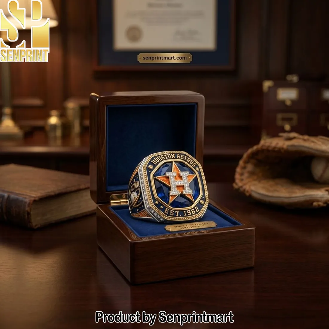 Houston Astros Est 1962 Commemorative Championship Ring