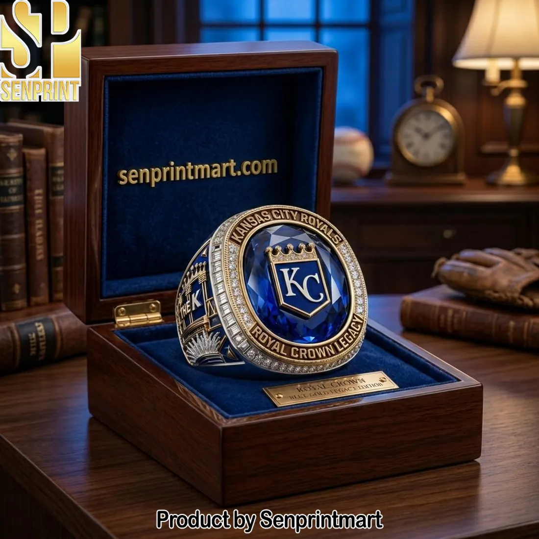 Kansas City Royals Royal Crown Legacy Premium Championship Ring