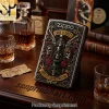 Helloween Hey Lord Pumpkin Mascot 3D Embossed Gold Zippo Lighter