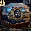 New England Patriots Jesus Won 6X Championship Commemorative Gold Plated Ring