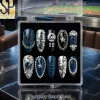 Boston Red Sox Handmade Luxury 3D Rhinestone Press On Nails