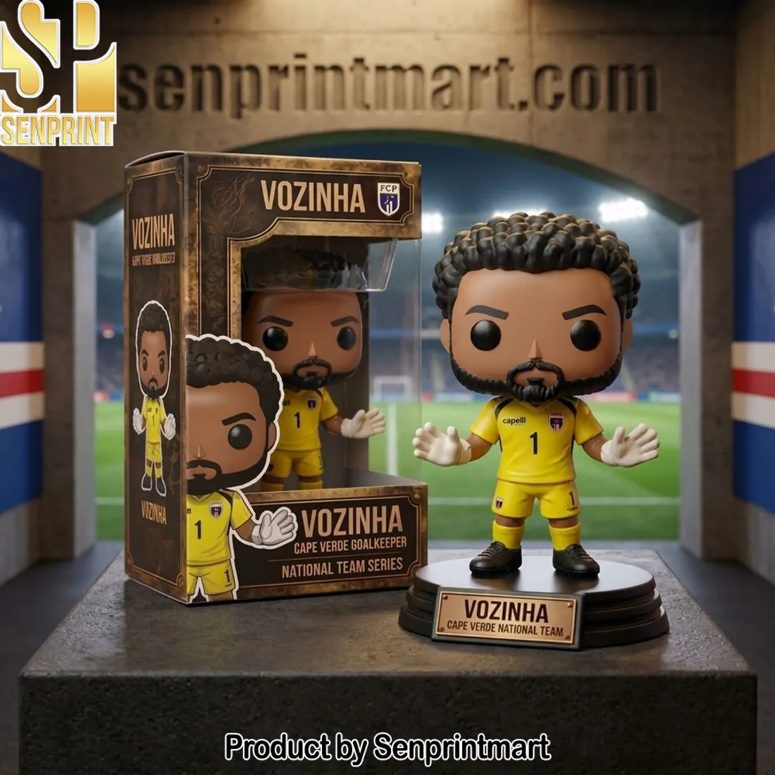 Vozinha Cape Verde Goalkeeper National Team Series Vinyl Figure