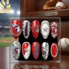 Houston Astros Game Day Custom 3D Luxury Press On Nails