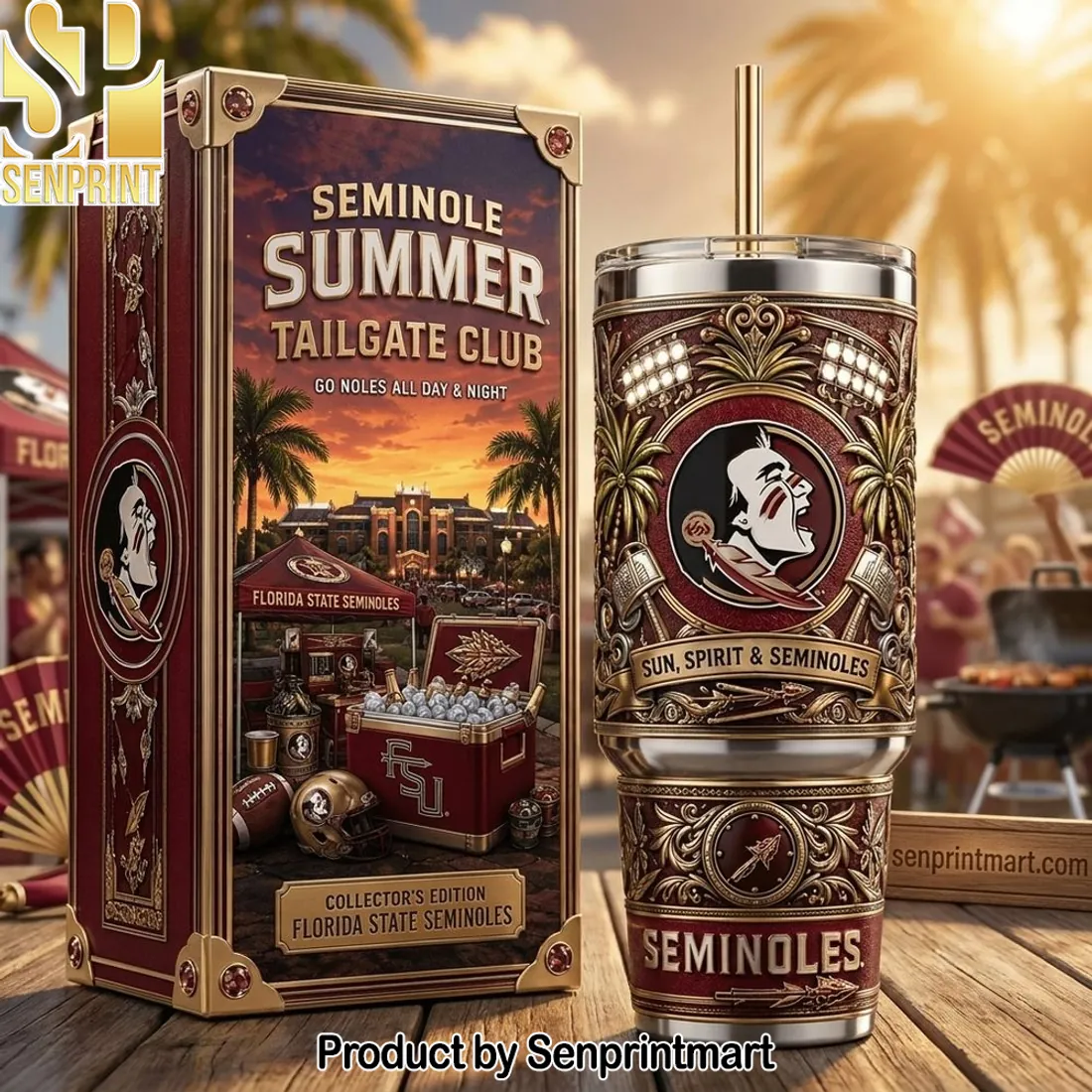 Florida State Seminoles Summer Tailgate Club Collector’s Edition 40oz Tumbler