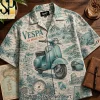 Rotary International Service Above Self Vintage Blue Toile Hawaiian Shirt Rotary International Service Above Self Vintage Blue Toile Hawaiian Shirt