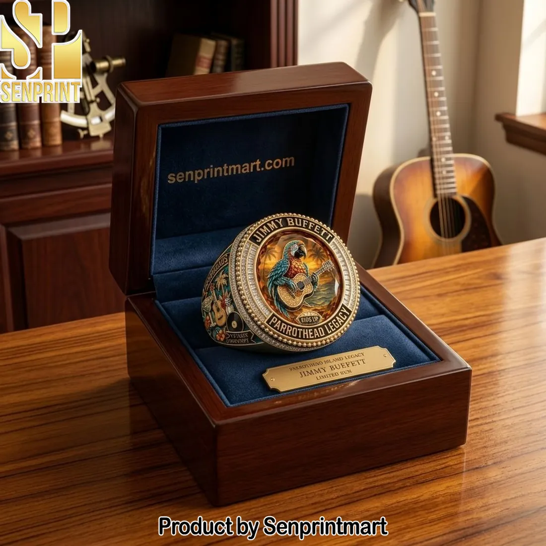 Jimmy Buffett Parrothead Legacy Commemorative Tribute Ring