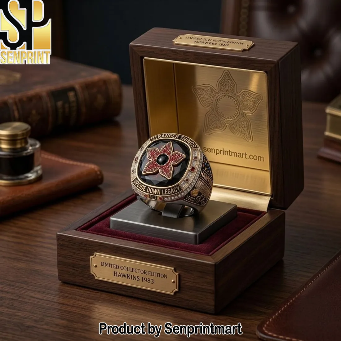 Stranger Things Hawkins 1983 Limited Collector Edition Demogorgon Championship Ring