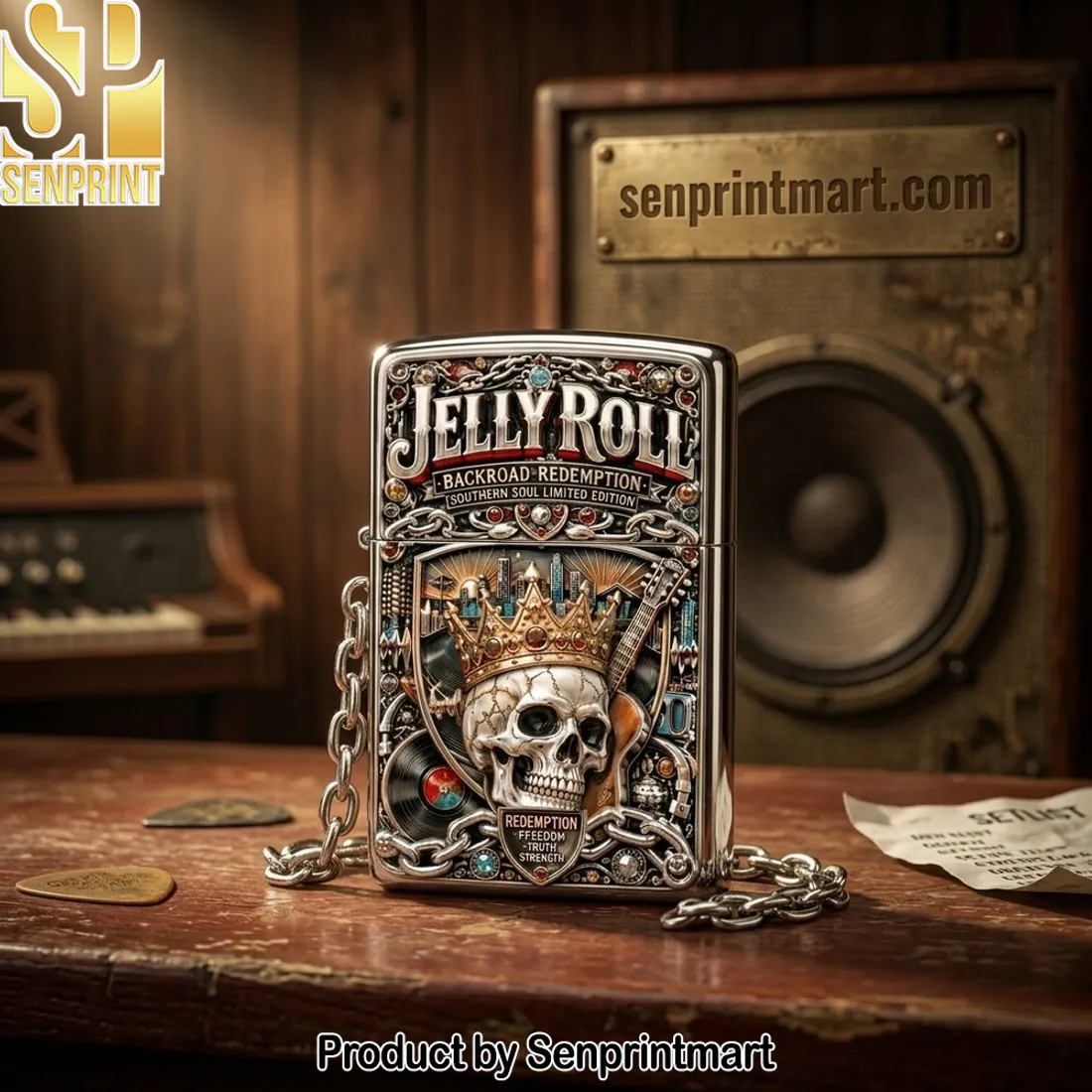 Jelly Roll Backroad Redemption Southern Soul Limited Edition Zippo Lighter