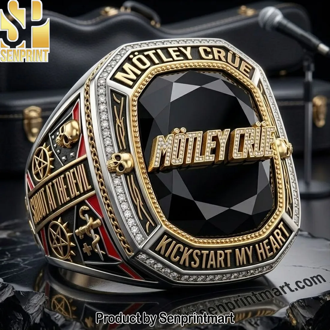 Motley Crue Shout At The Devil Commemorative Ring