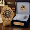 Betty Boop Boop-Oop-A-Doop Glamour Legacy Gold Mesh Watch