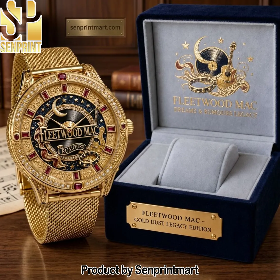 Fleetwood Mac Gold Dust Legacy Edition Luxury Commemorative Gold Watch