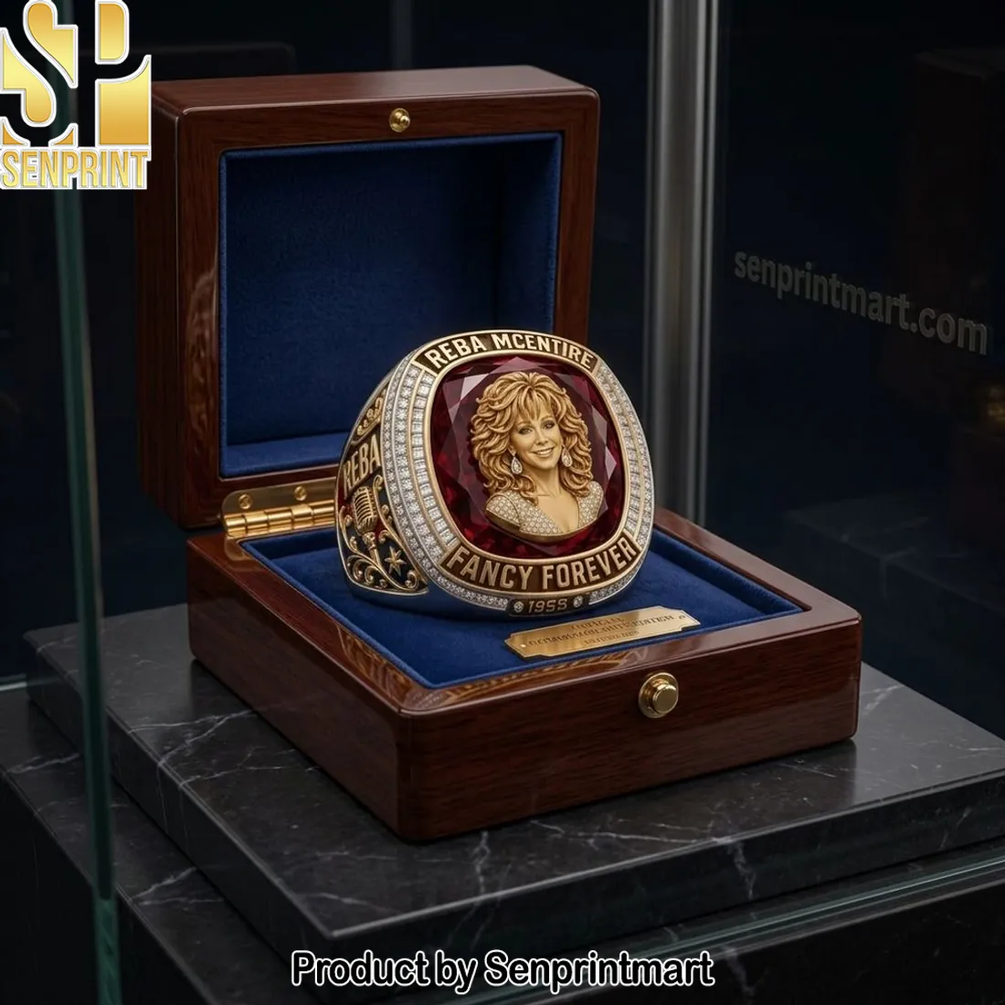 Reba McEntire Fancy Forever Commemorative Red Gemstone Ring
