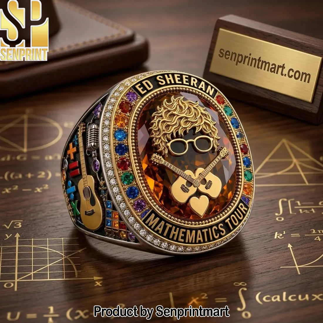 Ed Sheeran Mathematics Tour Commemorative Championship Ring
