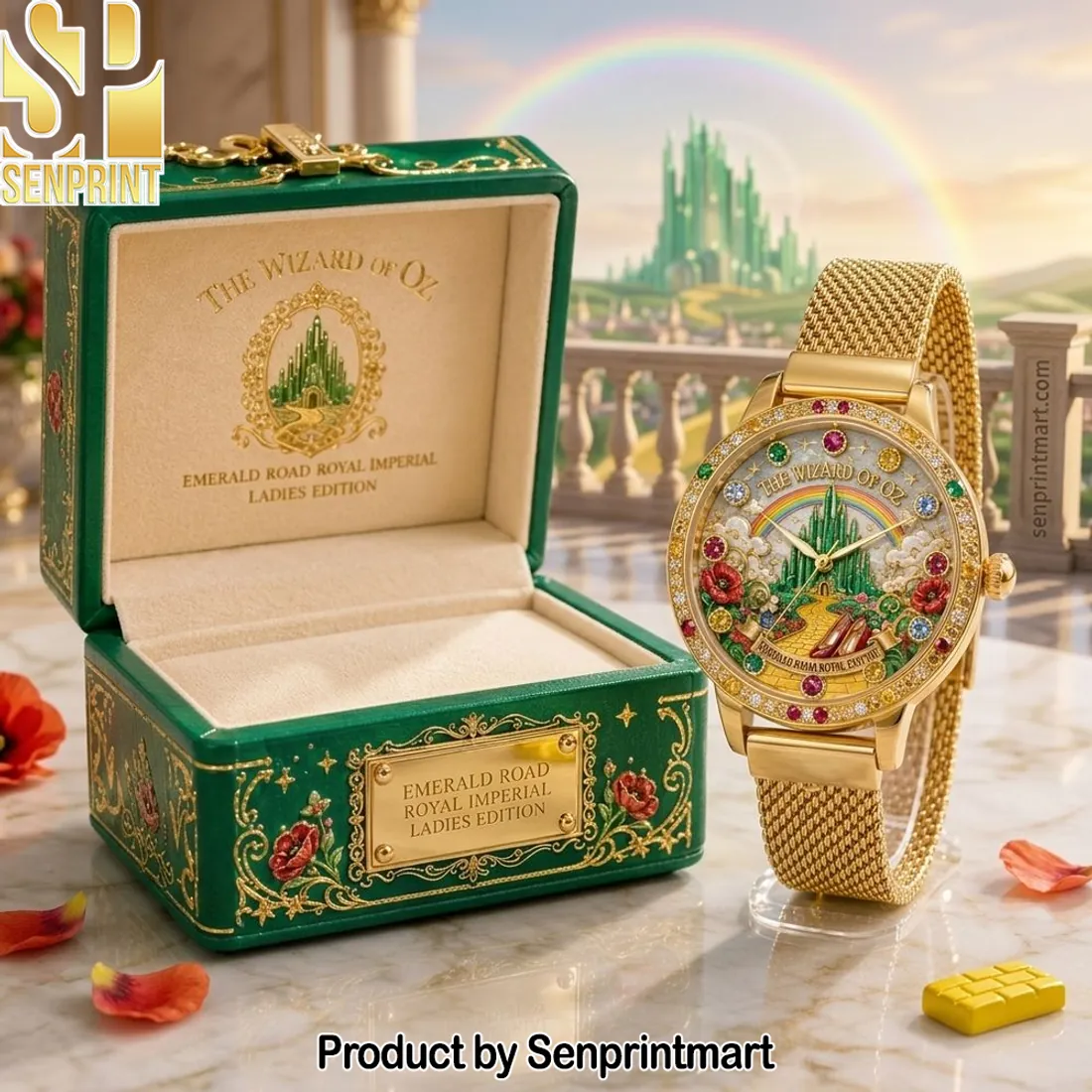 The Wizard of Oz Emerald Road Royal Imperial Ladies Edition Gold Watch