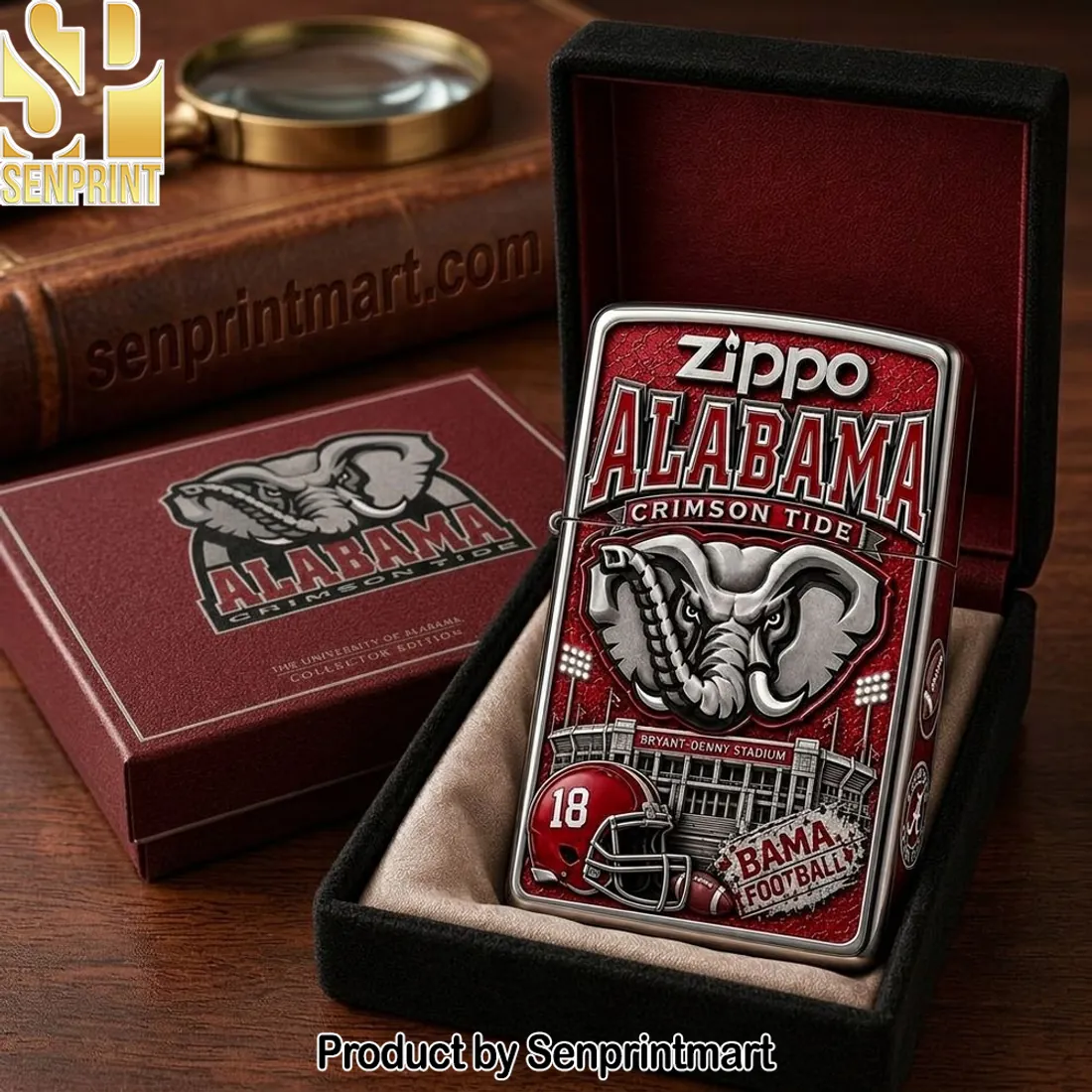 Alabama Crimson Tide Bryant Denny Stadium Collector Edition Zippo Lighter