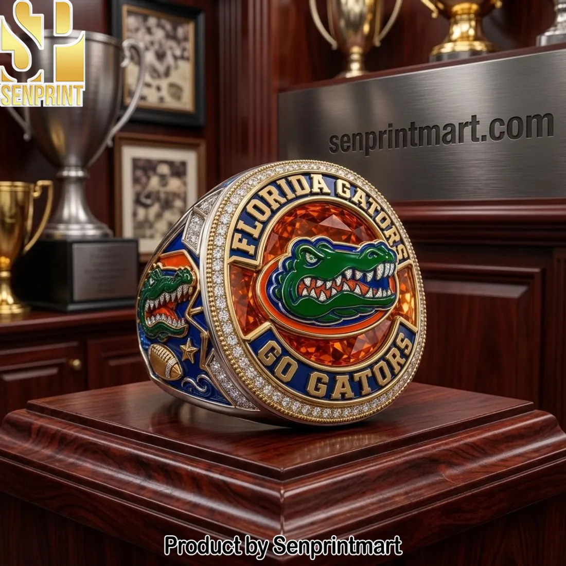 Florida Gators Go Gators Premium Commemorative Championship Ring