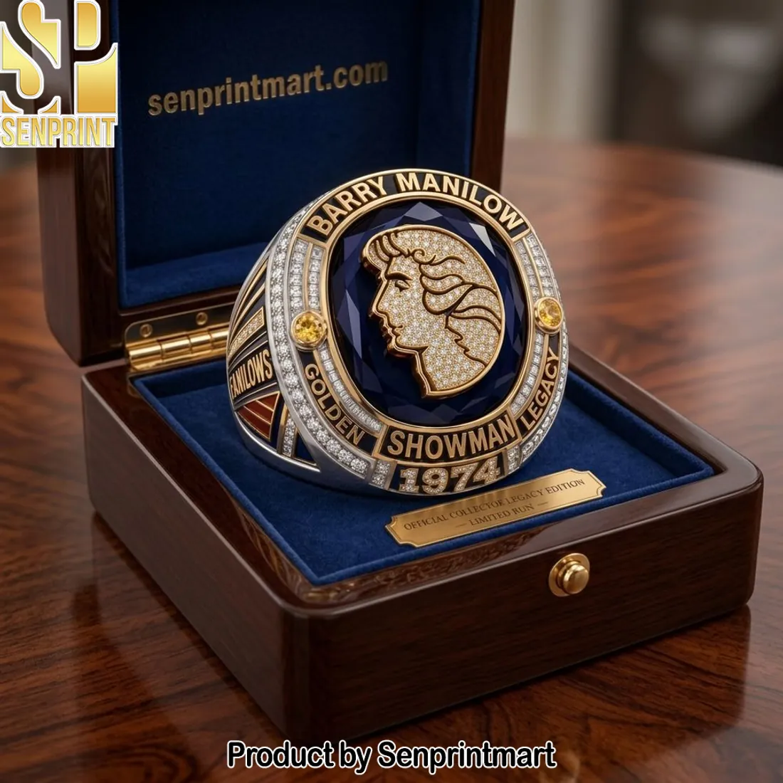 Barry Manilow Golden Showman Legacy Commemorative Ring