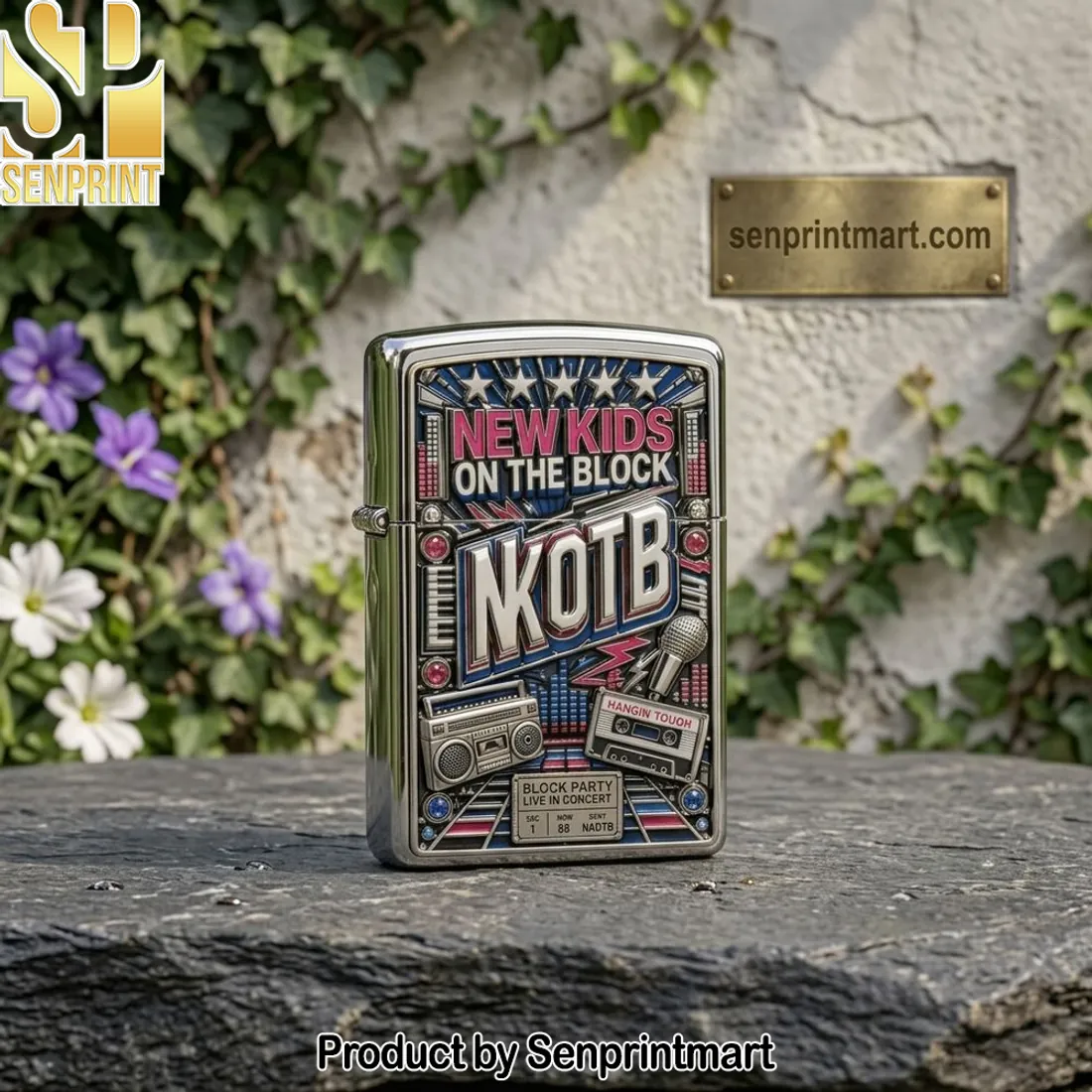 New Kids On The Block Hangin Tough Retro 3D Embossed Zippo Lighter