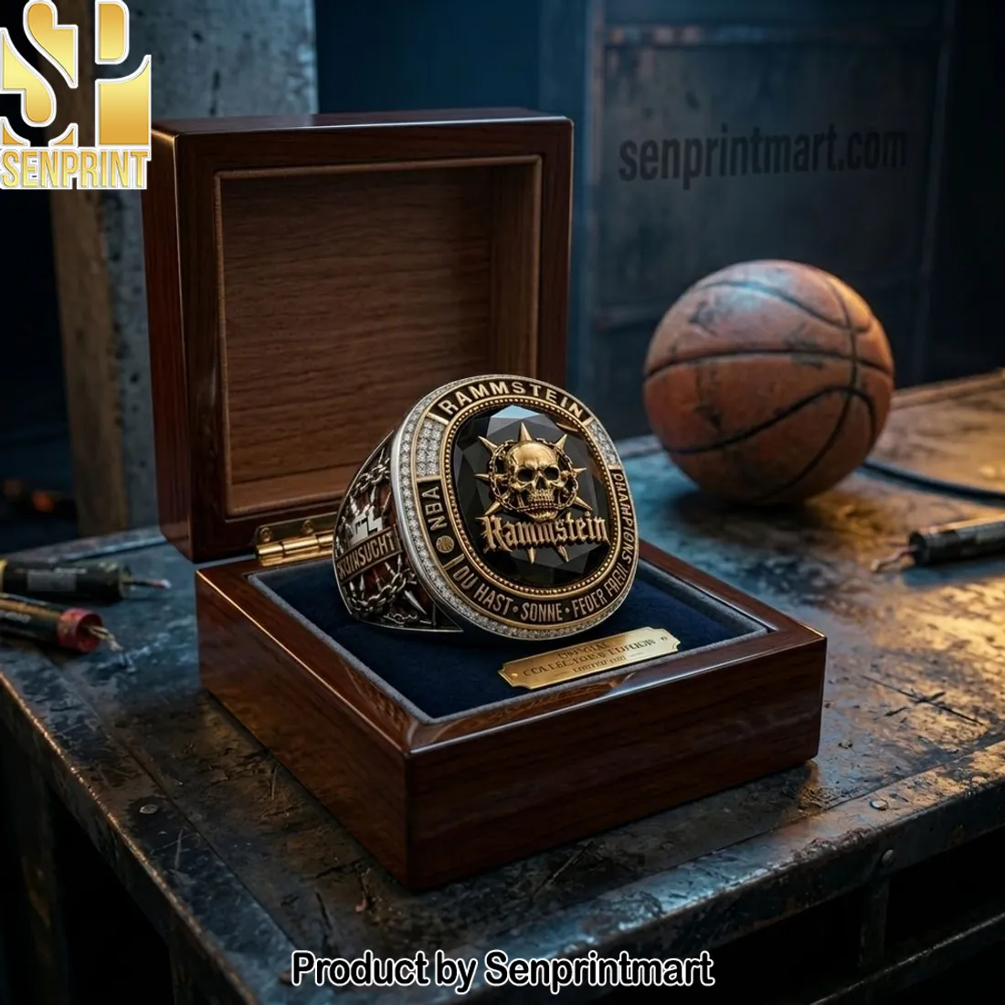 Rammstein Du Hast Sonne Commemorative Heavy Metal Championship Ring