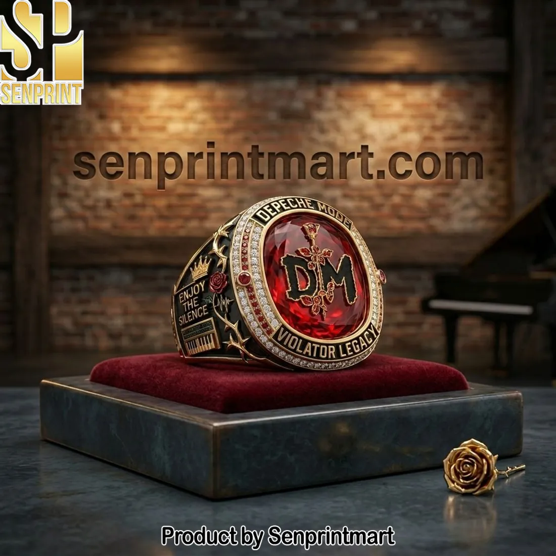 Depeche Mode Violator Legacy Commemorative Gold Plated Ring