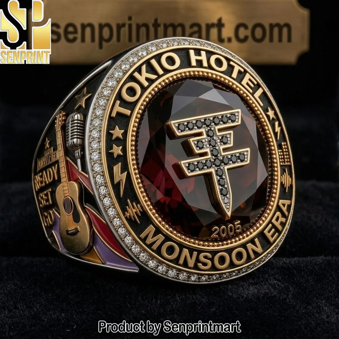 Tokio Hotel Monsoon Era 2005 Commemorative Band Ring