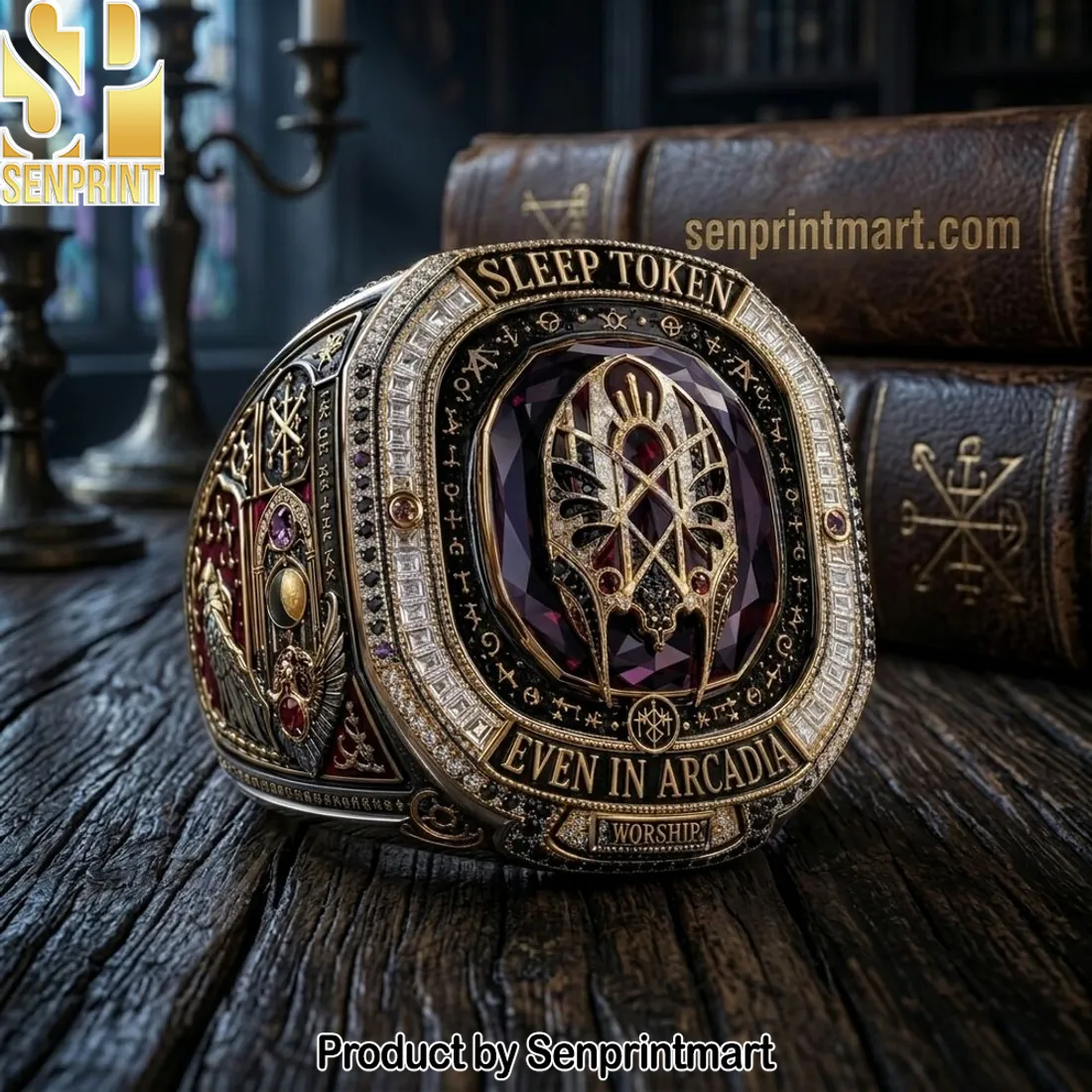 Sleep Token Worship Even In Arcadia Commemorative Ring