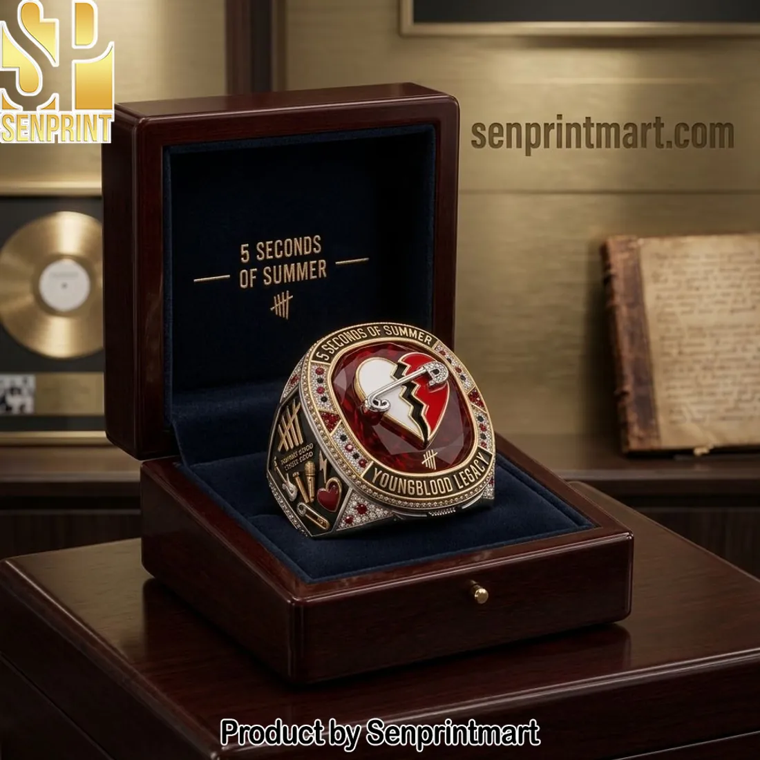 5 Seconds of Summer Youngblood Legacy Commemorative Ring