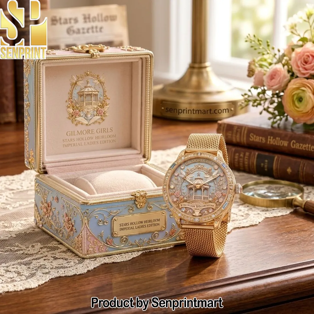 Gilmore Girls Stars Hollow Heirloom Imperial Ladies Edition Gold Watch