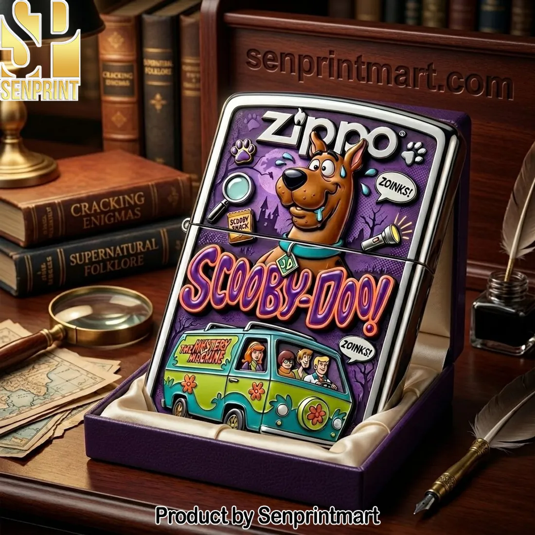 Scooby-Doo Mystery Machine 3D Embossed Premium Zippo Lighter