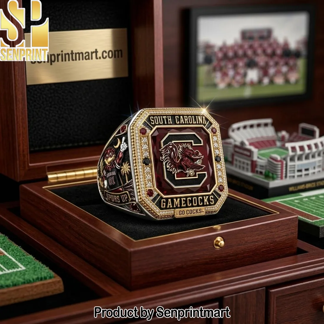 South Carolina Gamecocks Premium Commemorative Championship Ring