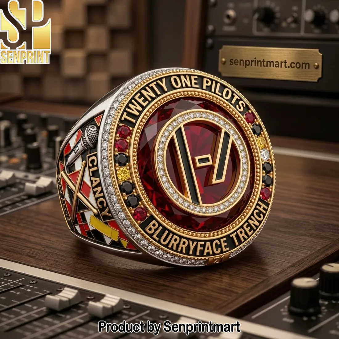 Twenty One Pilots Clancy Blurryface Trench Commemorative Ring