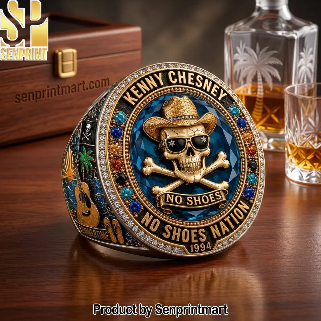 Kenny Chesney No Shoes Nation Commemorative Championship Ring