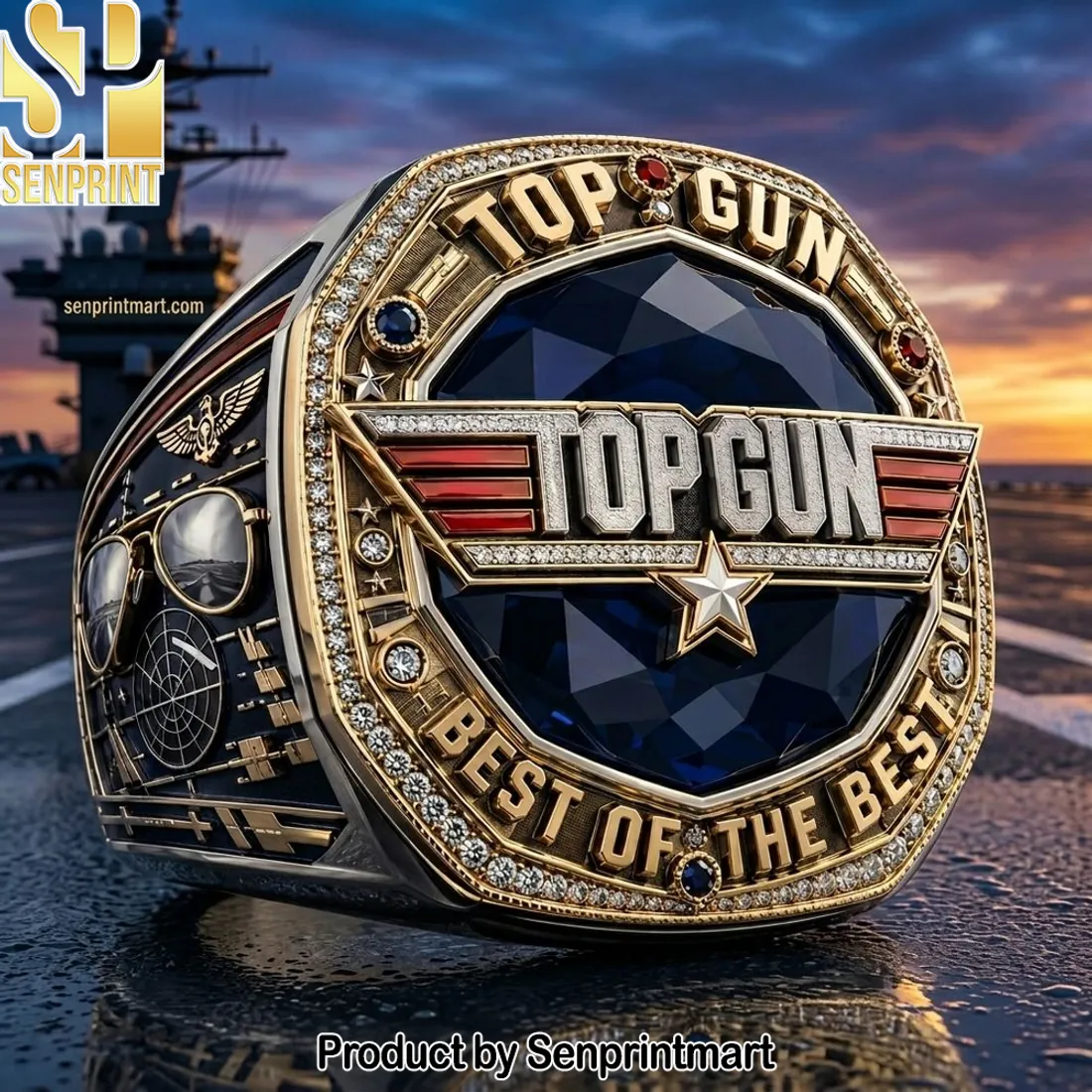 Top Gun Best of the Best Commemorative Luxury Aviator Ring