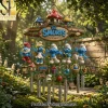 Hello Kitty Happiness Lives Here Decorative Wind Chime Hello Kitty Happiness Lives Here Decorative Wind Chime