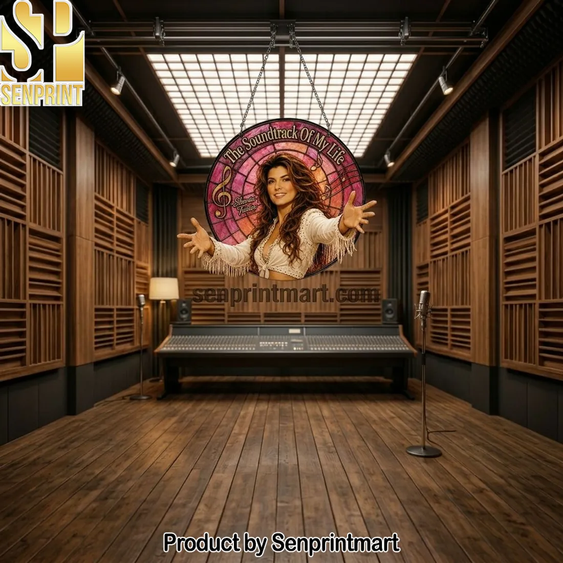 Shania Twain The Soundtrack Of My Life Premium Stained Glass Suncatcher