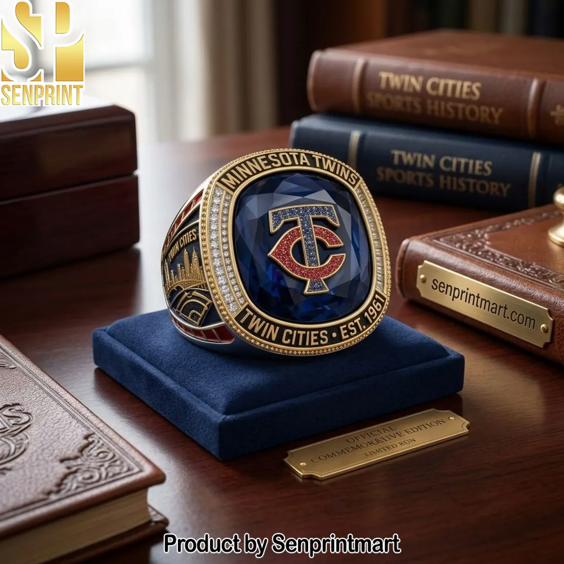 Minnesota Twins Official Commemorative Edition Est. 1961 Premium Ring