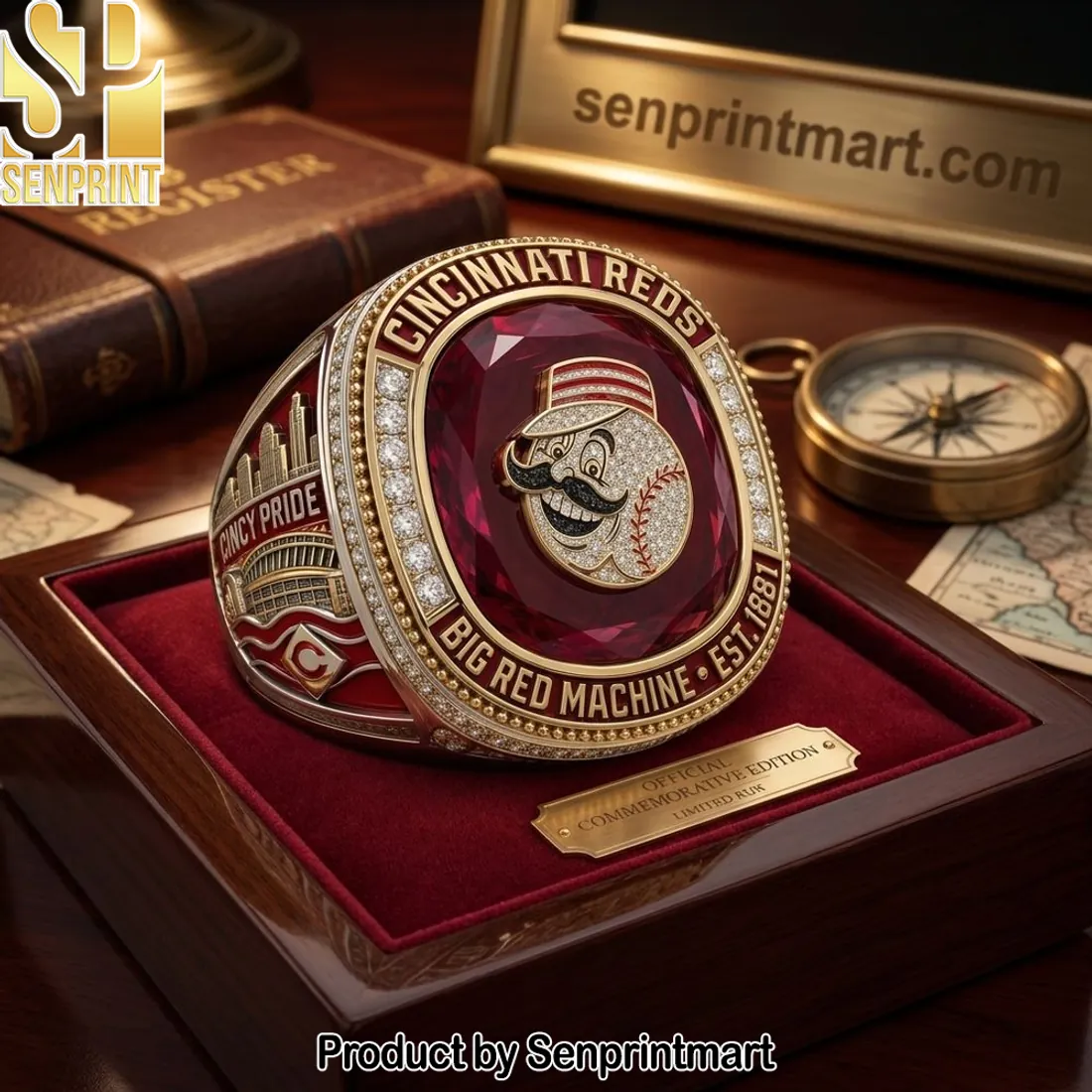 Cincinnati Reds Big Red Machine Commemorative Baseball Ring