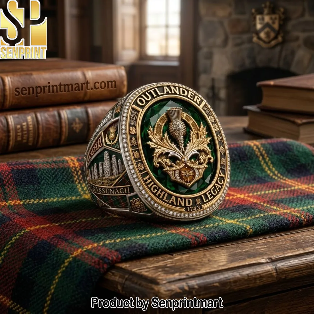 Outlander Highland Legacy Premium Thistle Ring