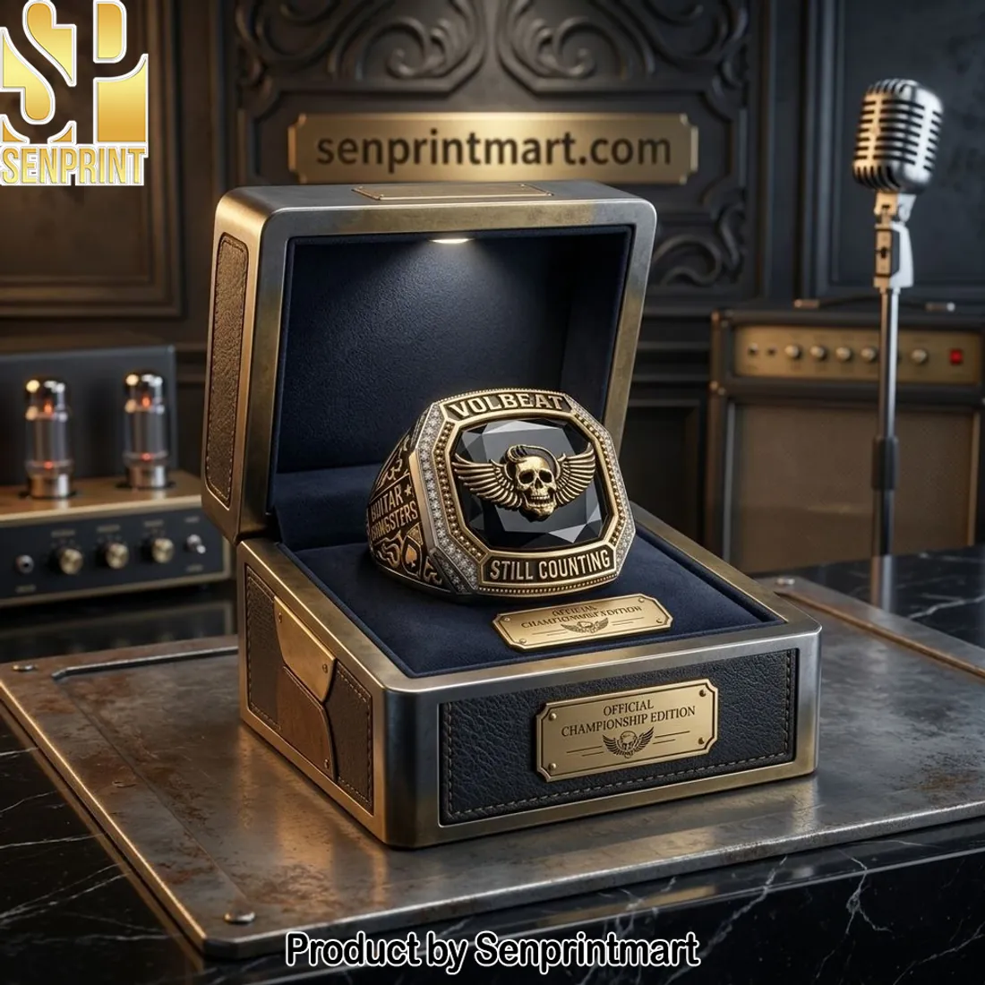 Volbeat Official Championship Edition Skull Premium Ring