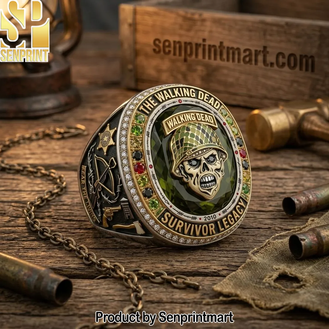 The Walking Dead Survivor Legacy Premium Gemstone Ring