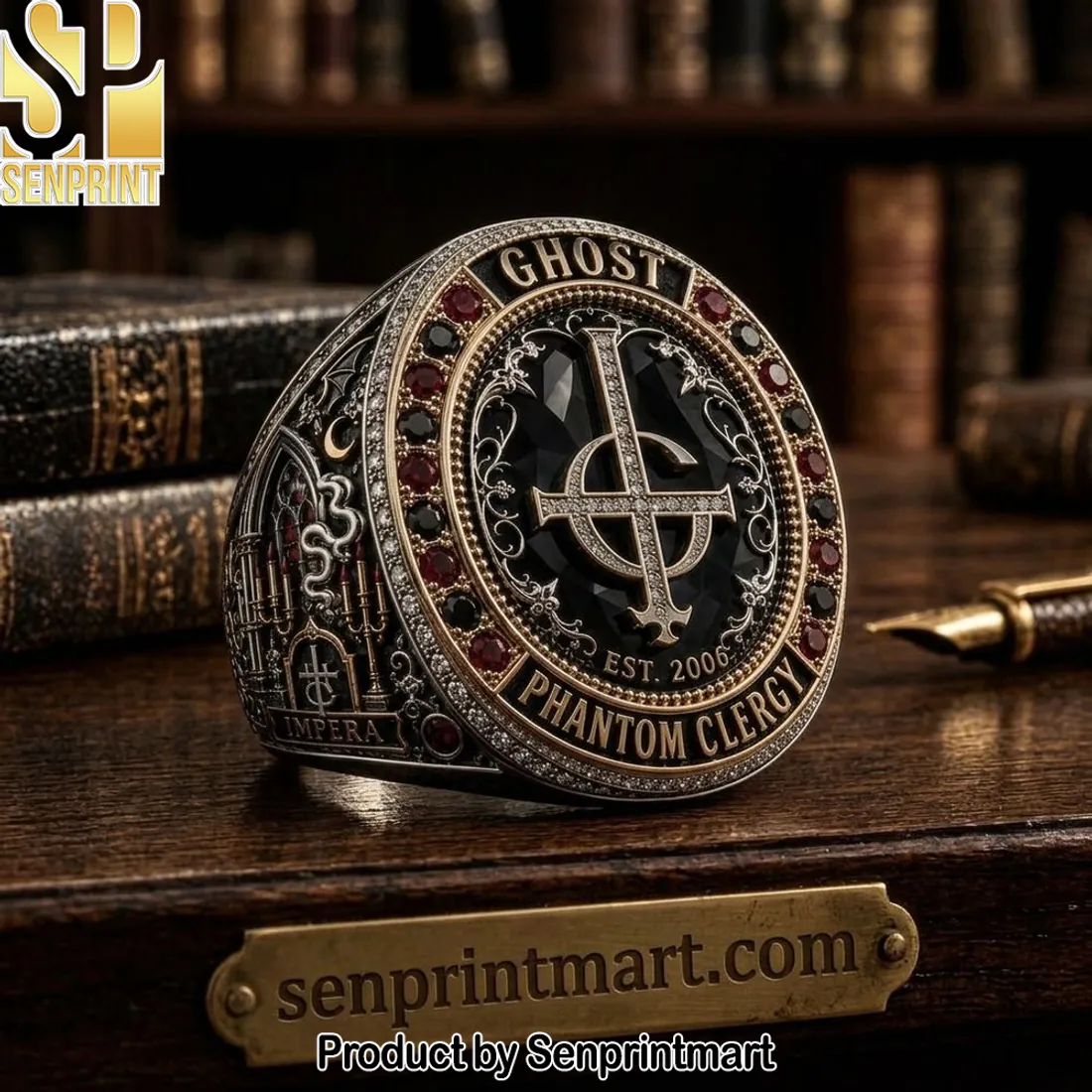 Ghost Impera Premium Ornate Est. 2006 Ring