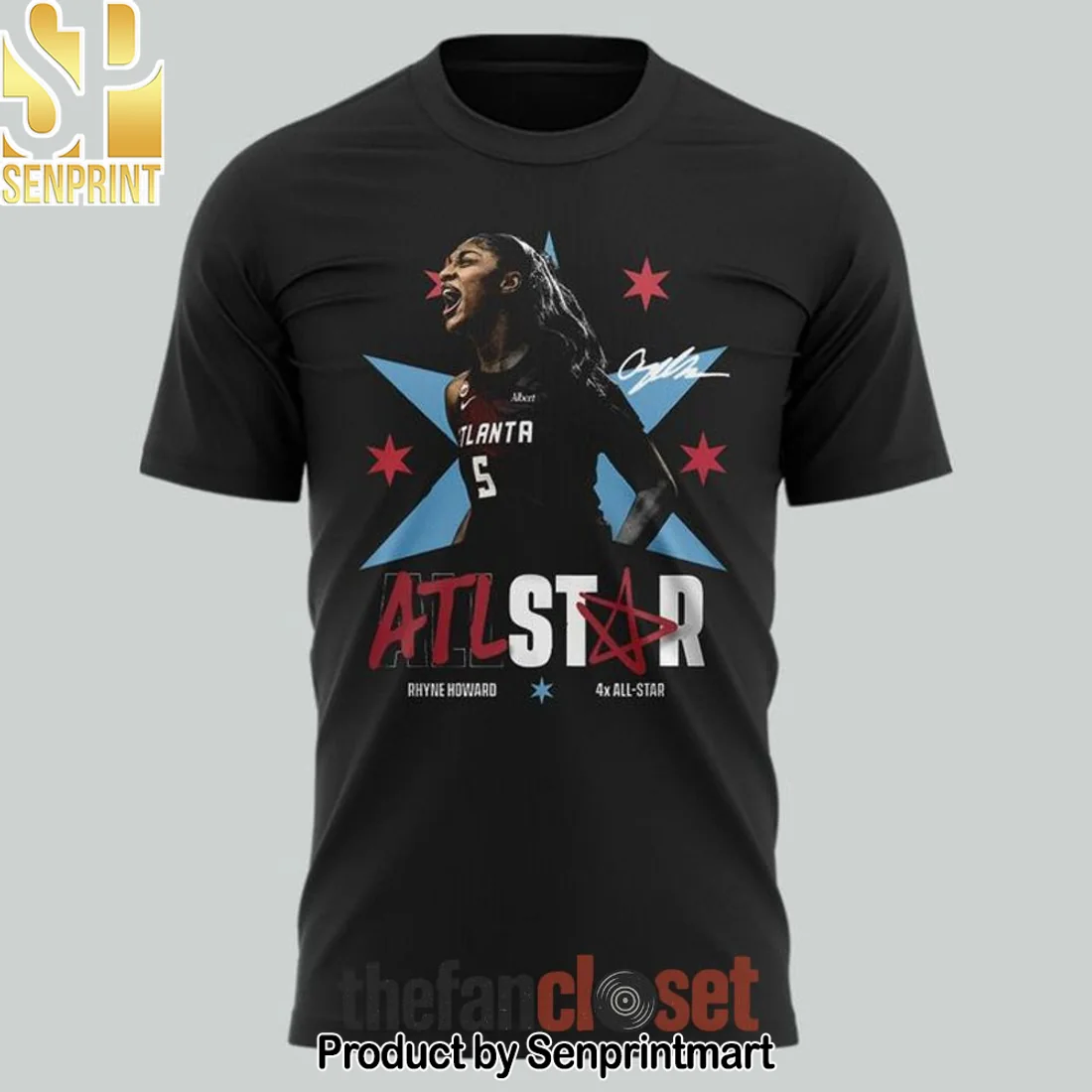 Angel Reese Atlanta Dream 2026 WNBA All-Star Special Edition Graphic T-Shirt Angel Reese Atlanta Dream 2026 WNBA All-Star Special Edition Graphic T-Shirt