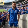 Western Bulldogs Personalized AFL Royal Blue Fan Polo Set