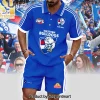 Western Bulldogs Personalized AFL Royal Blue Fan Polo Set
