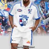 Western Bulldogs Personalized AFL Royal Blue Fan Polo Set