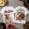Alan Jackson I Love Country Music Vintage Retro Western Graphic 3D T-Shirt